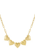 5 Hearts Necklace